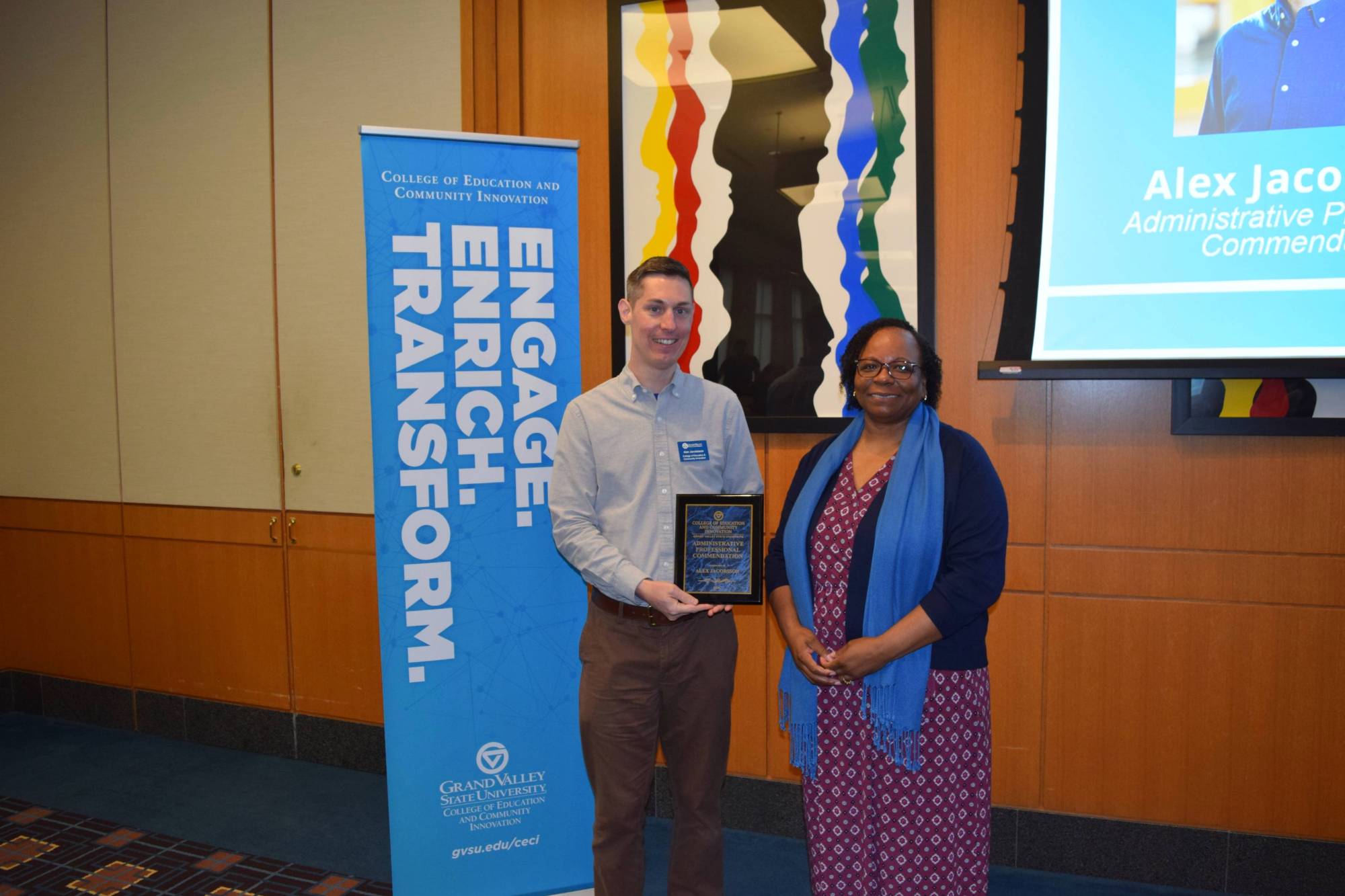 Alex Jacobsson Administrative Professional Commendation